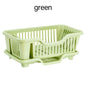 Kitchen drain bowl rack Drainage board, countertop, tableware, plates, bowls, chopsticks, spoons, storage container