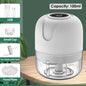 Triturador Elétrico USB Mini 100/250ml — Processador de Alho, Legumes e Carne