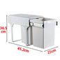 Kitchen Sink Trash Can Large Kitchen Cabinet Recycle Bin Food Waste Litter Bins Dustbin Recycling Trash Sorting Home Appliance