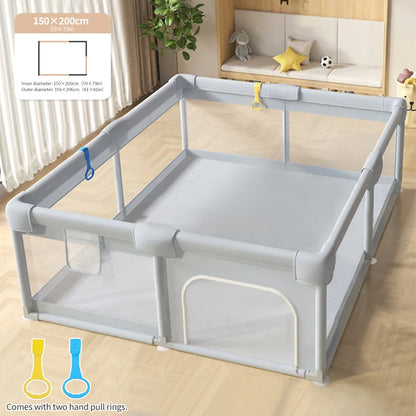Large Baby Playpen for Children with Foam Protector Baby Playground for 0~6 Years Old Kids Ball Pit Playpen Indoor Baby Safety F