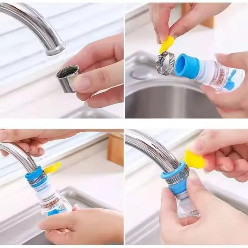 Extensor de Torneira com Filtro e Economia de Água — Retrátil para Cozinha e Banheiro
