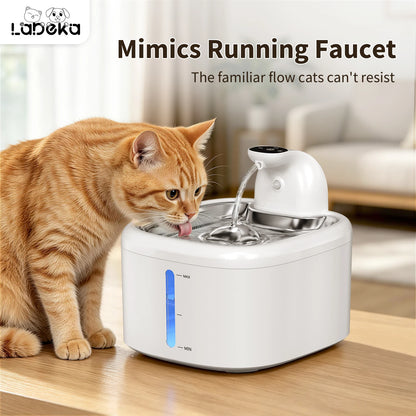 Bebedouro Automático Sem Fio para Gatos e Cães — 3,5L, Sensor de Movimento, Bateria 4000mAh