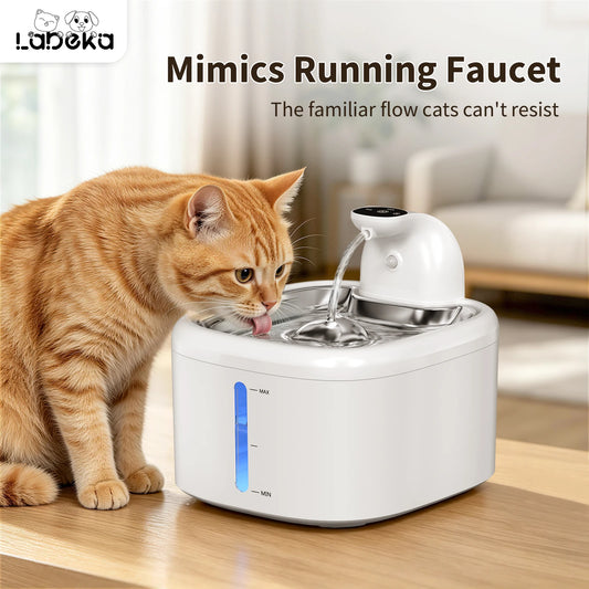 Bebedouro Automático Sem Fio para Gatos e Cães — 3,5L, Sensor de Movimento, Bateria 4000mAh
