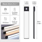 Luz LED com Sensor de Movimento Recarregável — 10 a 60cm para Armário, Quarto e Cozinha
