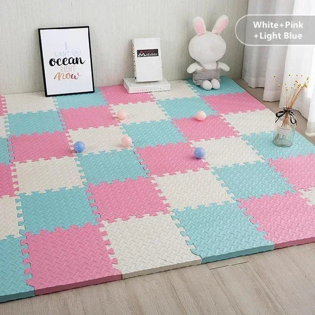 30cm Baby Foam Crawling Mat Children EVA Educational Toys Kids Soft Floor Game Mat Chain Fitness Brick Gym Game Carpet Kid Room