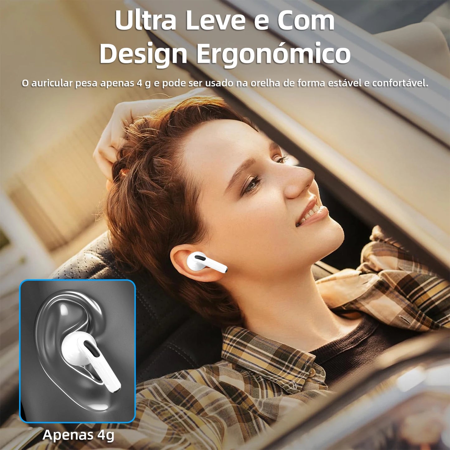 Wireless Bluetooth 5.3 Headphones 40-Hour Battery Life IPX6 Water Resistance Rating Compatible with Android and iOS