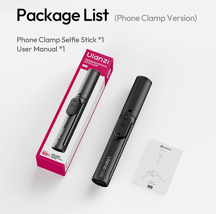 Tripé Magnético Ulanzi SK26 113cm — Selfie Stick MagSafe para iPhone 17 Pro