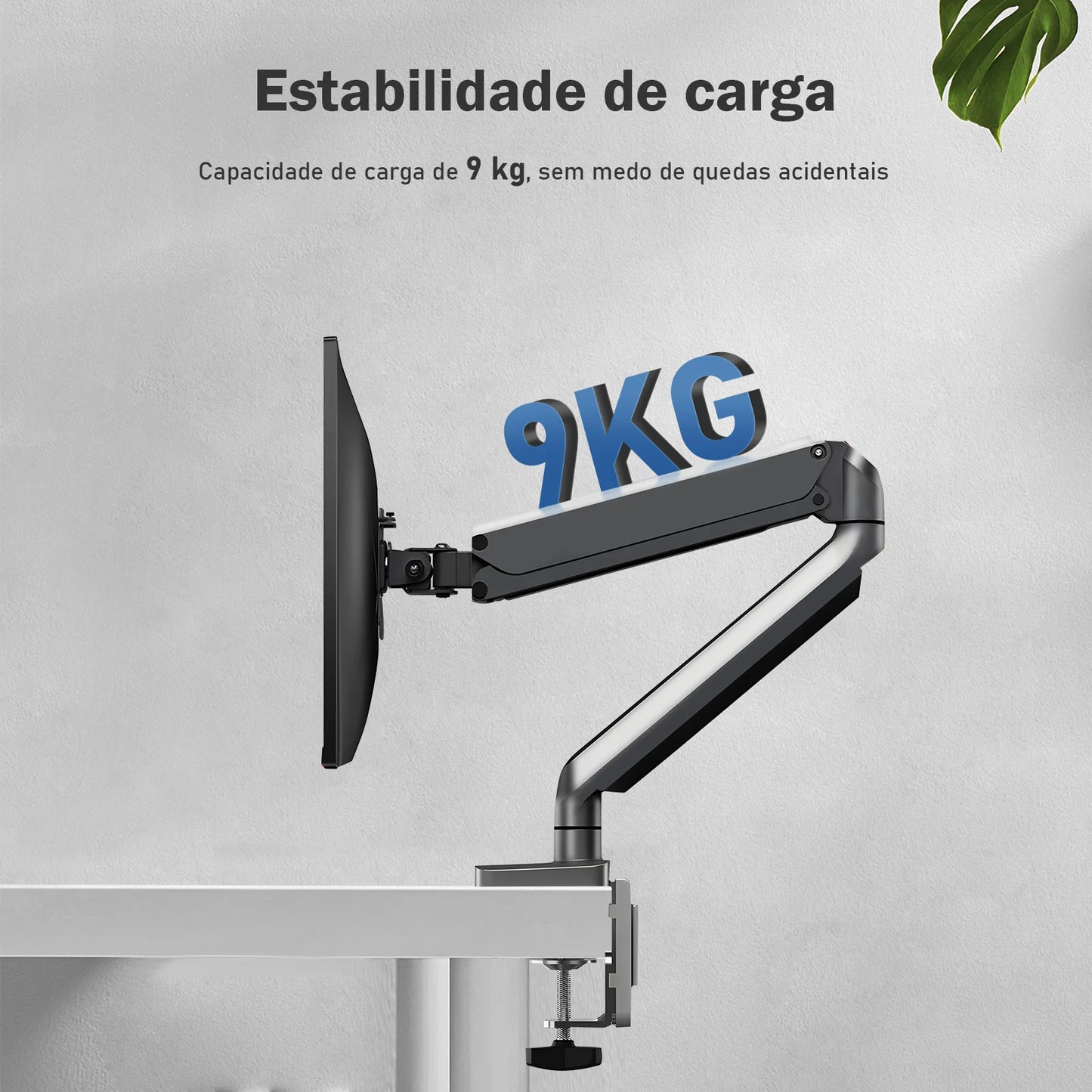Suporte Articulado para Monitor 17-34" — Braço Articulado com Ajuste de Altura e Rotação