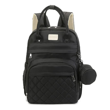 Mom Dad Backpack with Changing Pads Pacifier Bag Hooks for Stroller Maternity Mom Bag for Baby Accessories Diaper Bag