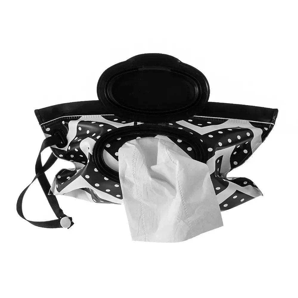 EVA Baby Wet Wipe Dispenser Bag Portable Refillable Flip Cover Wipe Pouch Reusable Travel Wet Wipe Pouch