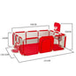 Baby Playground Playpen Corralito for Baby Toddlers with Thicken Steel Pipes Kids Play Park Activity Fence Ball Box Game Playpen