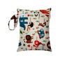 Mini Size 25x20cm Diaper Bag Waterproof Reusable Mummy Bag Printed Pocket Nappy Bags PUL Travel Wet Dry Bags Purple Color