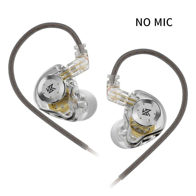 KZ EDX pro Fones de ouvido Bass In Ear Monitor Fones de ouvido Esporte com cancelamento de ruído HIFI Fone de ouvido Nova chegad