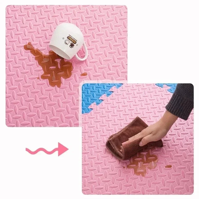 12PCS EVA Foam Puzzle Mats Children Room Activities Mats For Baby Interlock Floor Carpet 30*30CM Baby Floor Ma Baby Play Matt