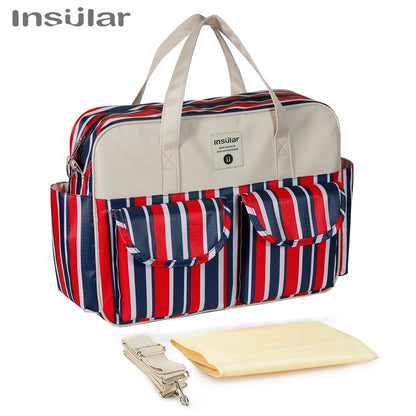 New Style Waterproof Diaper Bag Large Capacity Messenger Travel Bag Multifunctional Maternity Mother Baby Stroller Bags