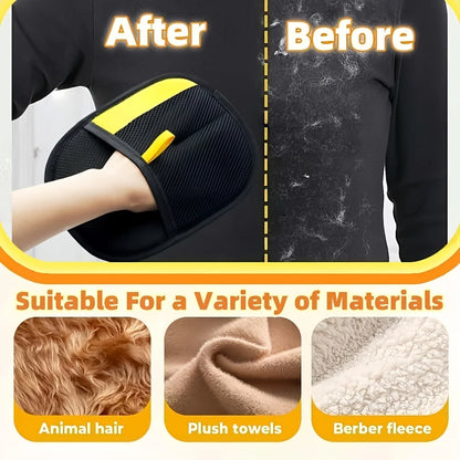 Luva Escova Removedora de Pelos para Pets — Grooming, Limpeza de Sofá, Tapete e Roupas
