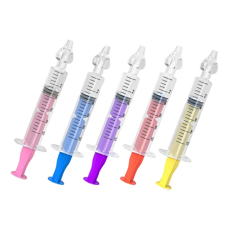 1PC 10ML Baby Syringe Silicone Nasal Aspirator Nasal For Baby Infant Safe Nasal Washer Needle Tube Cleaner Newborns Nose Cleaner
