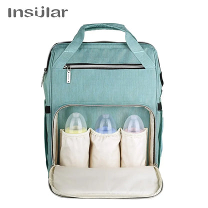 Insular New Fashion Mummy Maternity Nappy Bag Large Capacity Baby Diaper Bags Travel Backpack Designer Nursing Bag For Baby Care