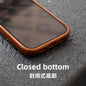 Capa de Couro Legítimo Artesanal para iPhone 15, 16 e 17 Pro Max — Magnética | Luxo Retrô