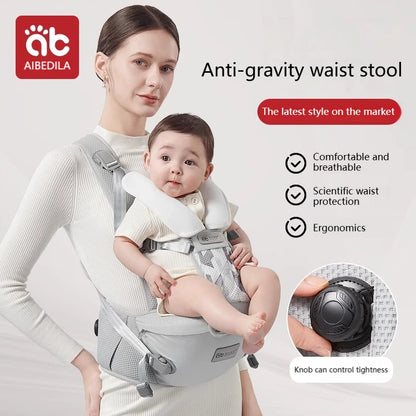 AIBEDILA Baby Carrier Ergonomic Kangaroo Infant Kids Sling Back Front Facing Backpack Wrap Newborn Bag 0-6 Months
