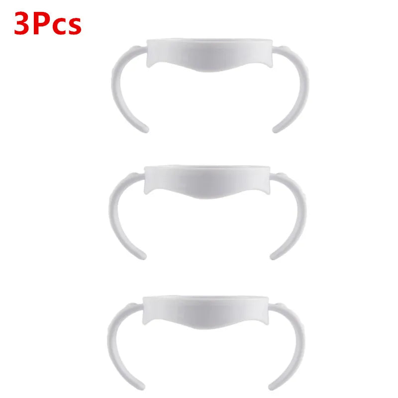 5Pcs/3/1Pc Baby Accessories Hand Shank For Feeder Bottle Grip Handle For Avent Natural Wide Mouth PP Glass Baby Feeding Bottles