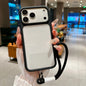 Intelligent Camera Touch Button Crystal Clear Phone Case for iPhone 17 Pro Max 16 Pro 17 Air Transparent Shockproof Cover Funda