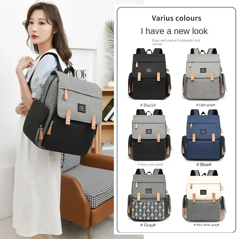 Baby Nappy Bag Mummy Diaper Bag Backpack Waterproof Storage Handbag Outdoor Travel Mommy Maternity Bag For Baby Stuff