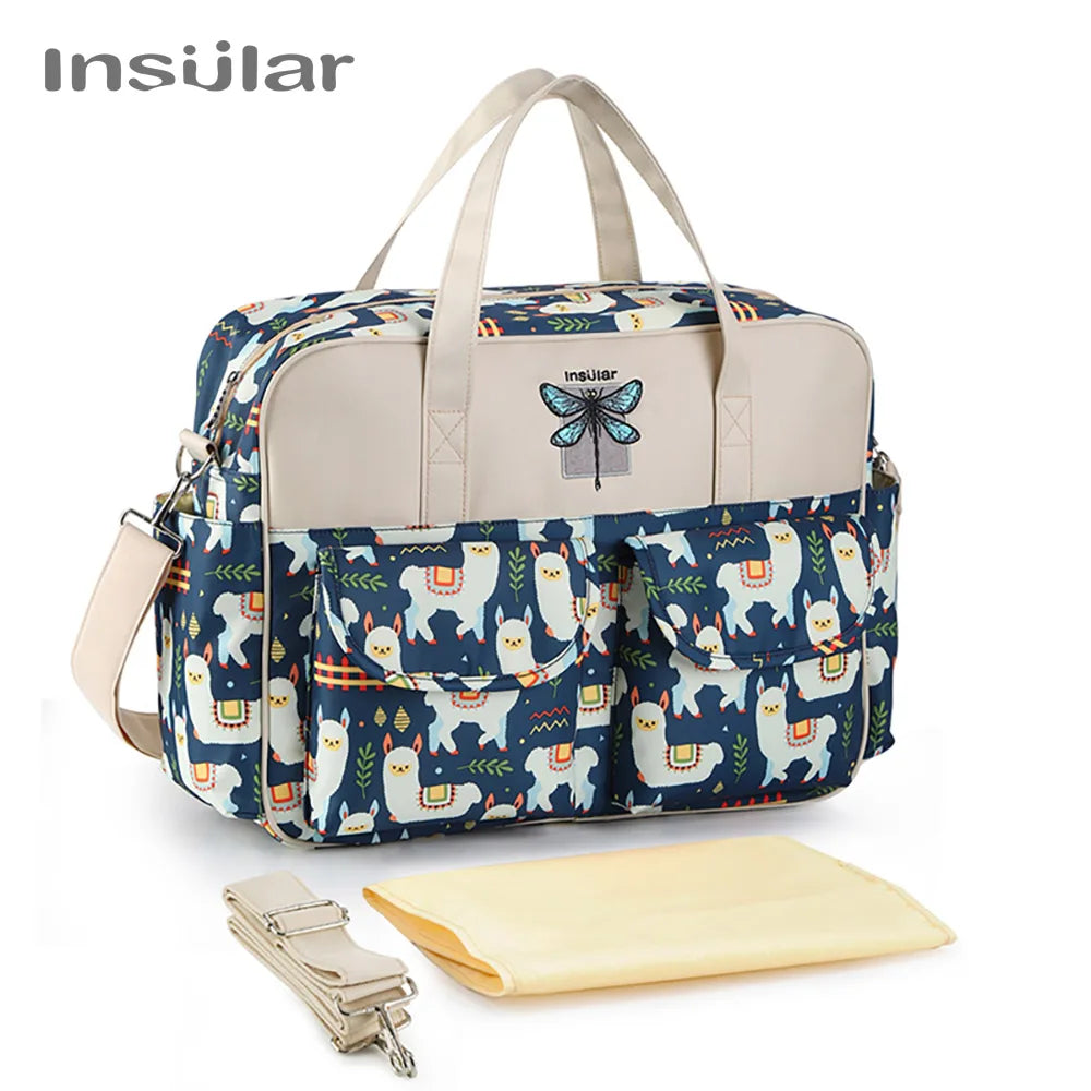 New Style Waterproof Diaper Bag Large Capacity Messenger Travel Bag Multifunctional Maternity Mother Baby Stroller Bags
