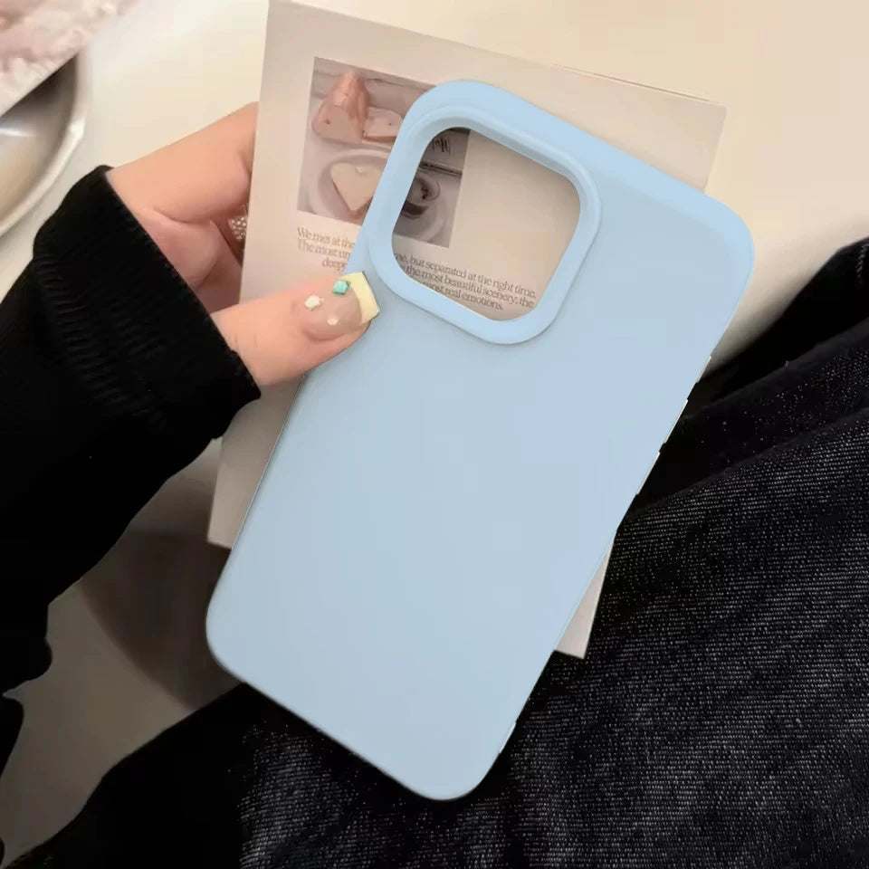 Dopamine-Inspired Silicone Solid Color Simple Fashion Phone Case for iPhone 17 Pro 16 Plus 16 Pro Max 15 14 13 12 11 Back Cover