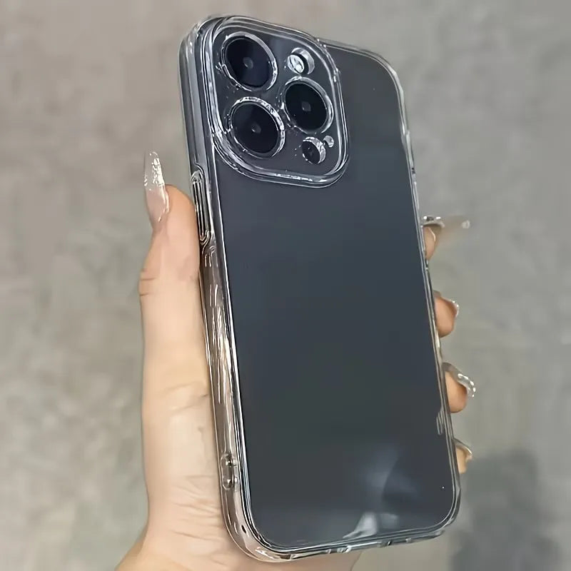 3PCS Ultra Thin Clear Phone Case For iPhone 11 12 13 14 15 16 17 Air Pro Max Plus 7 8 X Xr Xs 16E 17E Silicone Soft Back Cover