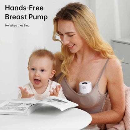 BornBL S12 Double / Single Electric Breast Pumps, Hands-free Poratable Mom Milk Puller Pump, Slient Breastfeeding Pump for Baby