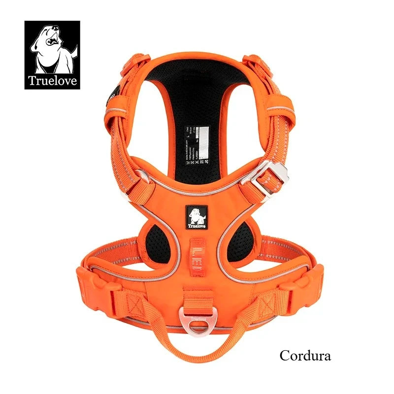 Peitoral Truelove Anti-Puxada TLH5654 — Nylon Refletivo, Ajustável, Confortável