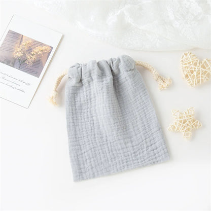 String Diaper Bag Baby Disposable Diaper Comfort Saliva Towel Storage Bag Handbag Baby Boys Girls Bottle Trolley Hanging Bag New