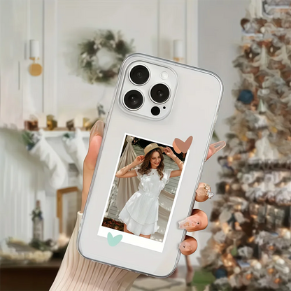 DIY iPhone 17 16 15 14 13 12 11 Pro 11 12 Mini XS Max XR 8 7 6 Plus Air Customized Photo Transparent TPU Phone Protective Case