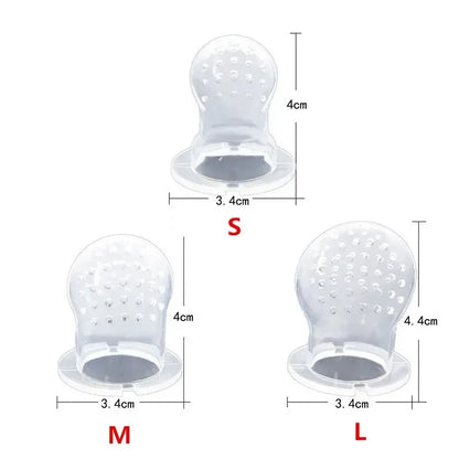 Silicone Baby Pacifier Infant Nipple Soother Toddler Kids Pacifier Feeder Fresh Fruit Food Newborn Girl Boy Feeding Nipple