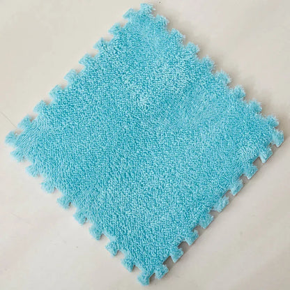 Puzzles Carpet Soft Plush Mat Baby Play Mat Baby Toys in Children's Room Keep Warm Anti-slip Home Decor Rugs 30*30*1CM