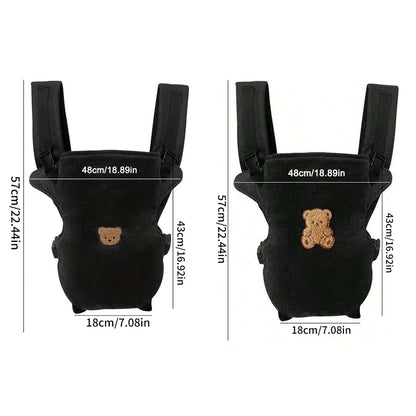 1Pc Ergonomic Multifunctional Baby Carrier - 4-in-1 Portable Baby Travel Gear, with Adjustable and Comfortable Front and Back Straps, the Perfect Gift for Baby's Baby Shower, Halloween, Christmas, and New Year