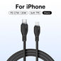 Cabo USB-C Baseus 20W — Carga Rápida para iPhone, iPad e MacBook | 1,2m ou 2m