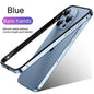 Hybrid Silicone Frame Aluminum Metal Phone Cases For iPhone 17 16 15 Pro Max 14 13 12 Better Heat Bumper