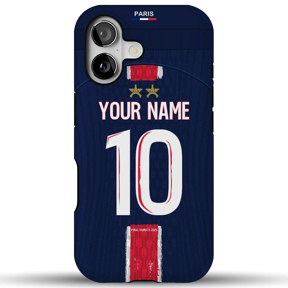25 France Paris PSG LE PARISIEN Cover Case for iPhone 17 Air 16e 16 15 14 Pro Max 13 12 11 Mini X XS XR 7 8 6S Plus SE