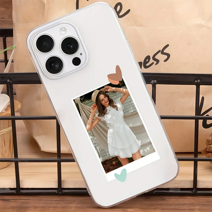 DIY iPhone 17 16 15 14 13 12 11 Pro 11 12 Mini XS Max XR 8 7 6 Plus Air Customized Photo Transparent TPU Phone Protective Case