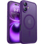 For Magsafe Magnetic Luxury Armor Shockproof Case For iPhone 17 16 15 14 13 Pro Max For Wireless Charge Matte Translucent Cover