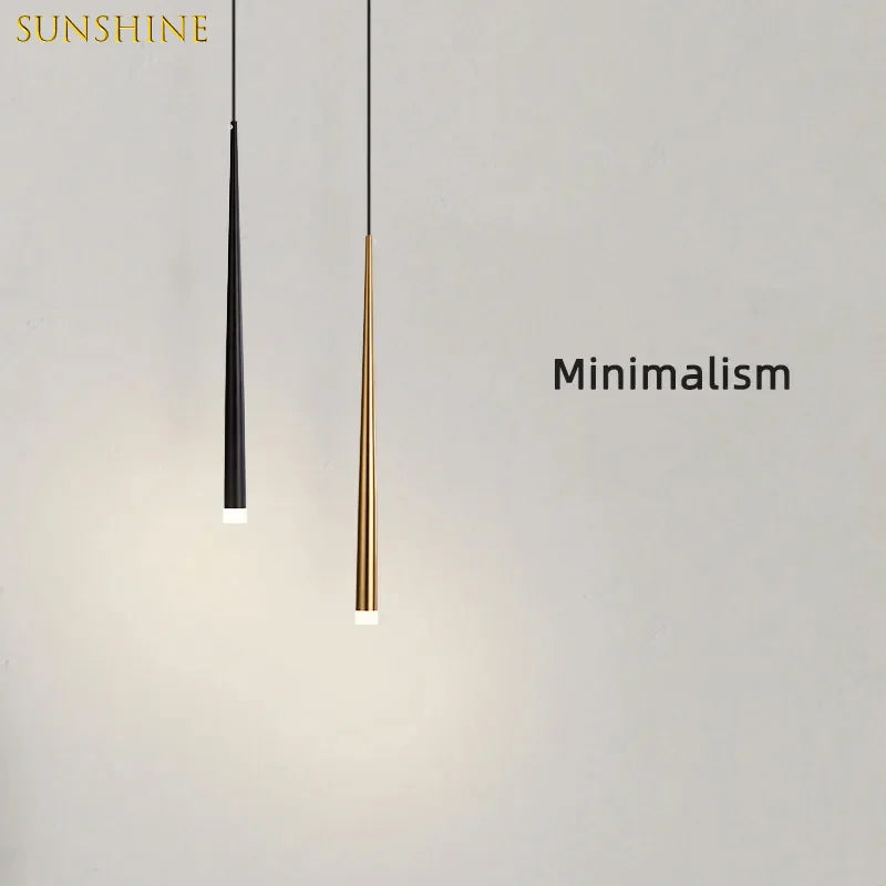 Lustre LED Nórdico Moderno 7W para Quarto e Cozinha — Iluminação Decorativa AC100-220V