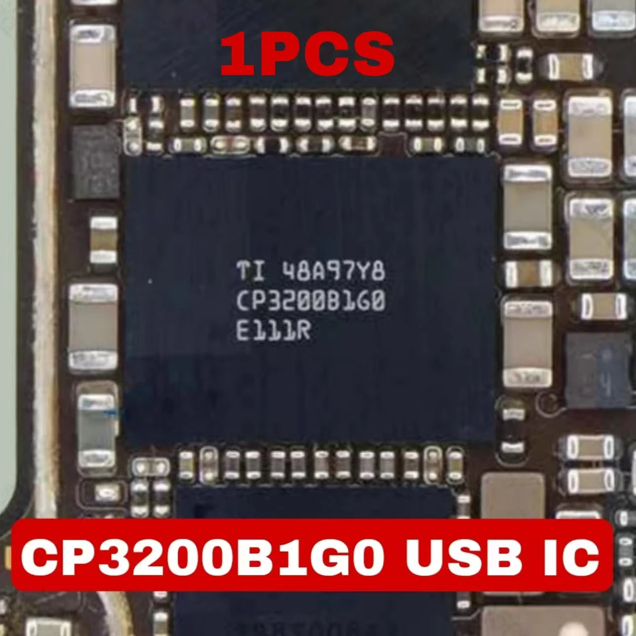 1-3PCS CP3200B1G0 U9500 USB Charging IC Chip For iPhone 16 iPhone 16 Plus iPhone 16 Pro iPhone 16 Pro Max Chipset