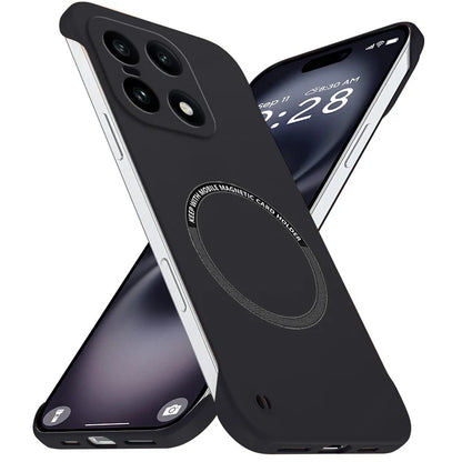 Magnetic Slim for OnePlus 15 5G PLK110 Frameless Cases Lightweight Matte Anti-Scratch Hard PC Cover Borderless Shockproof Armor