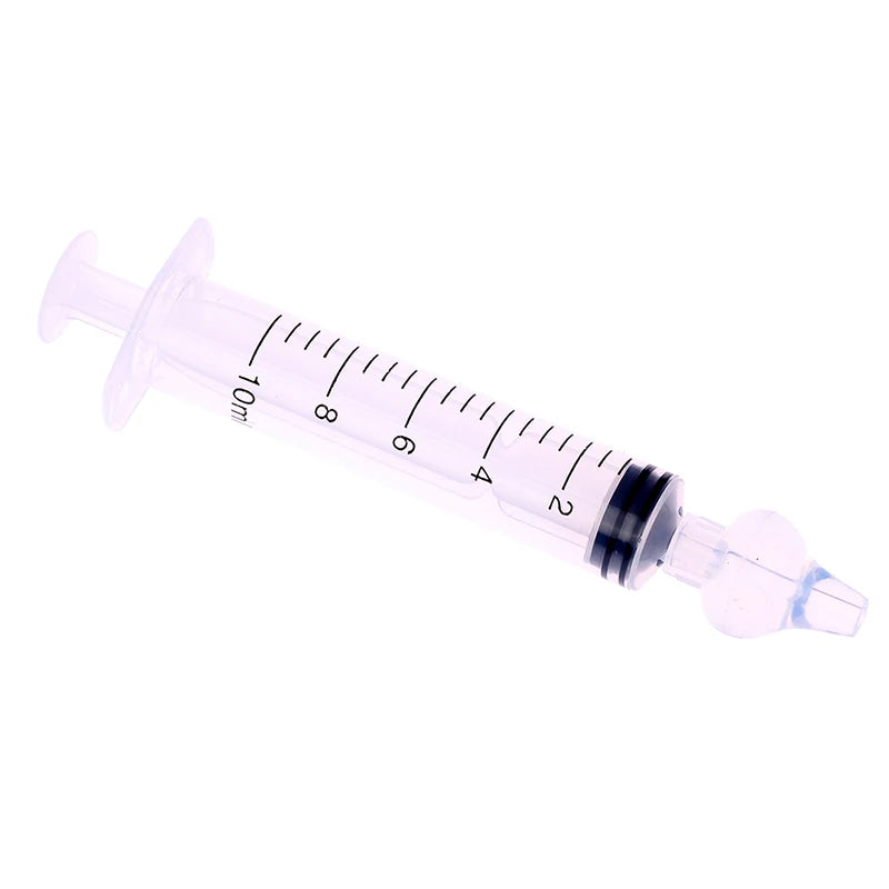 1PC 10ML Baby Syringe Silicone Nasal Aspirator Nasal For Baby Infant Safe Nasal Washer Needle Tube Cleaner Newborns Nose Cleaner