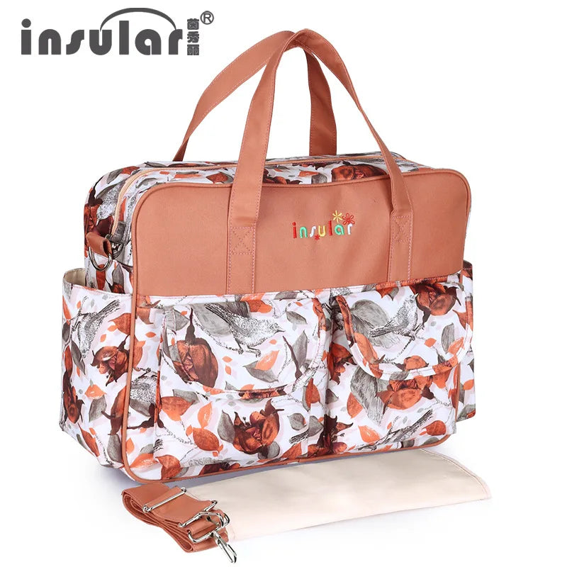 New Style Waterproof Diaper Bag Large Capacity Messenger Travel Bag Multifunctional Maternity Mother Baby Stroller Bags