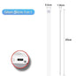 Luz LED com Sensor de Movimento Recarregável — 10 a 60cm para Armário, Quarto e Cozinha