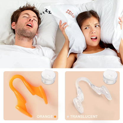 Clip Nasal de Silicone Antirronco — Dilatador Nasal para Respirar Melhor e Dormir Bem