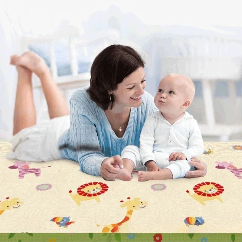 Non Toxic Foldable Baby Play Mat Educational Children's Room Carpet Non Slip and Anti Fall Floor Children's Activity Toys